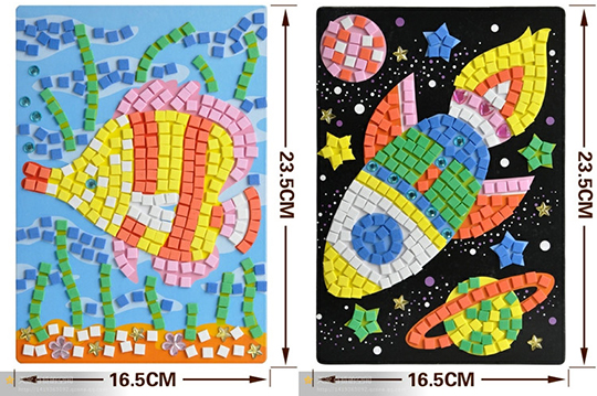 每组只要95元起(免运费),即可享有diy马赛克拼图贴/益智拼贴画〈任选